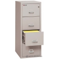 Tan 4 Drawer Fire Proof Legal Vertical File Cabinet, Locking Tan 4 Drawer Fire Proof Legal Vertical File Cabinet, Locking